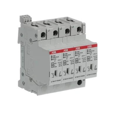 OVR T1-T2 4L 12.5-275s P TS QS surge arrester | T1-T2 | 4+0 | 275V | Iimp= 12.5kA | In= 20kA | TN-S | + contact |
