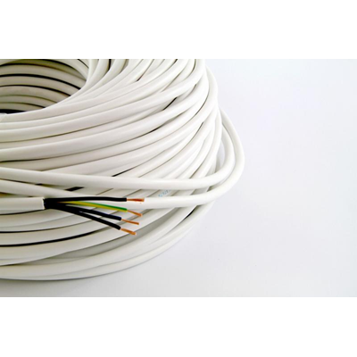 OWY 4x1 300/500V cable (H05VV-F) - white