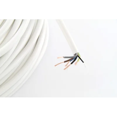 OWY cable 5x0.75 300/500V (H05VV-F) - white