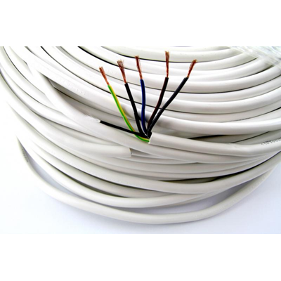 OWY cable 5x1.5 300/500V (H05VV-F) - white