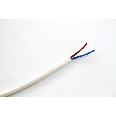 OWY kabel 2x2,5 300/500V (H05VV-F) - bílý