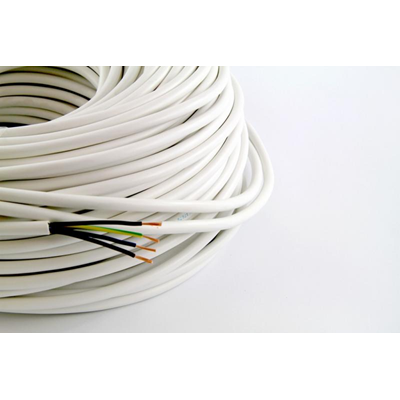 OWY kabel 4x1 300/500V (H05VV-F) - bílý