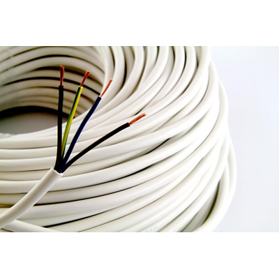 OWY kabel 4x1 300/500V (H05VV-F) - bílý