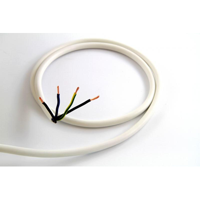 OWY kabel 4x1 300/500V (H05VV-F) - bílý
