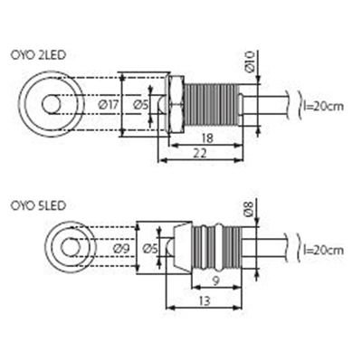OYO 5LED-CW LED light accents
