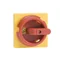 OZ371PRY Round knob yellow-red IP65 for OT16...125F, oz: I-0/ON-OFF, knobs with clutch mechanism, no possibility of opening the door in ON position