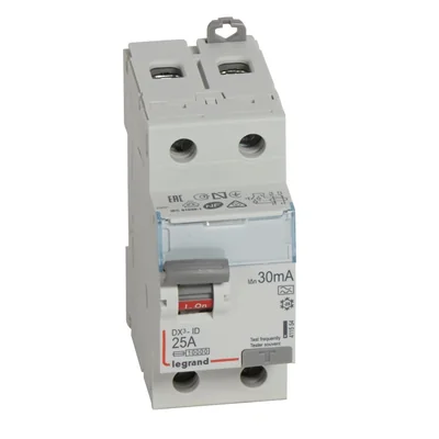P 302 2P 25A 30MA INTERRUTTORE AUTOMATICO DI CORRENTE DIFFERENZIALE TIPO A SERIE DX3
