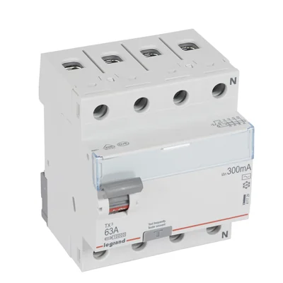 P 304 4P 63A 300mA INTERRUTTORE AUTOMATICO DI CORRENTE DIFFERENZIALE TIPO AC SERIE TX3