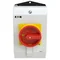 P1-25/I2/SVB/N Main switch, 3 pole + N, 25 A, emergency stop function, padlockable in the Off position, in IP65 enclosure, red-yellow knob with padlockable function