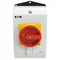 P1-25/I2/SVB/N Main switch, 3 pole + N, 25 A, emergency stop function, padlockable in the Off position, in IP65 enclosure, red-yellow knob with padlockable function