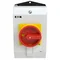 P1-25/I2/SVB/N Main switch, 3 pole + N, 25 A, emergency stop function, padlockable in the Off position, in IP65 enclosure, red-yellow knob with padlockable function