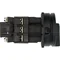 P1-32/EA/SVB-SW Main switch, 3 pole, 32 A, emergency stop function, padlockable in the Off position, surface mounting, black knob with padlockable function
