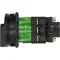 P1-32/EA/SVB-SW Main switch, 3 pole, 32 A, emergency stop function, padlockable in the Off position, surface mounting, black knob with padlockable function