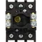 P1-32/EA/SVB-SW Main switch, 3 pole, 32 A, emergency stop function, padlockable in the Off position, surface mounting, black knob with padlockable function