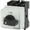 P1-32/IVS On-Off switch, 3 pole, 32 A, TH rail mounting, black knob, non-locking option