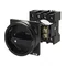 P1-32/V/SVB-SW/N Main switch, 3 pole + N, 32 A, emergency stop function, padlockable in the Off position, remote mounting, black handle with padlockable function