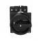 P1-32/V/SVB-SW/N Main switch, 3 pole + N, 32 A, emergency stop function, padlockable in the Off position, remote mounting, black handle with padlockable function