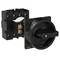 P1-32/V/SVB-SW/N Main switch, 3 pole + N, 32 A, emergency stop function, padlockable in the Off position, remote mounting, black handle with padlockable function
