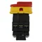 P1-40/EA/SVB Interruptor principal, 3 polos, 40 A, montaje en superficie, pomo rojo-amarillo con candado
