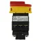 P1-40/EA/SVB Interruptor principal, 3 polos, 40 A, montaje en superficie, pomo rojo-amarillo con candado