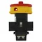 P1-40/EA/SVB Main switch, 3 pole, 40 A, surface mounting, red-yellow knob with padlock