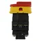 P1-40/EA/SVB Main switch, 3 pole, 40 A, surface mounting, red-yellow knob with padlock