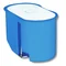 P2x32 fi2x32mm wall lamp installation box for empty walls, blue
