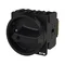 P3-100/EA/SVB-SW/N Main switch, 3 pole + N, 100 A, emergency stop function, padlockable in the Off position, surface mounting, black knob with padlockable function