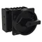 P3-100/EA/SVB-SW/N Main switch, 3 pole + N, 100 A, emergency stop function, padlockable in the Off position, surface mounting, black knob with padlockable function