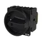 P3-100/EA/SVB-SW/N Main switch, 3 pole + N, 100 A, emergency stop function, padlockable in the Off position, surface mounting, black knob with padlockable function