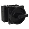 P3-100/EA/SVB-SW/N Main switch, 3 pole + N, 100 A, emergency stop function, padlockable in the Off position, surface mounting, black knob with padlockable function