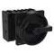 P3-100/EA/SVB-SW/N Main switch, 3 pole + N, 100 A, emergency stop function, padlockable in the Off position, surface mounting, black knob with padlockable function