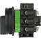 P3-100/EA/SVB-SW/N/HI11 Main switch, 3 pole + N + 1 NO + 1 NC, 100 A, emergency stop function, padlockable in the Off position, surface mounting, black knob with padlockable function