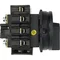 P3-100/EA/SVB-SW/N/HI11 Main switch, 3 pole + N + 1 NO + 1 NC, 100 A, emergency stop function, padlockable in the Off position, surface mounting, black knob with padlockable function