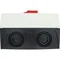 P3-100/I5/SVB/N Main switch, 3 poles + N, 100 A, in IP65 enclosure, red-yellow knob with padlock