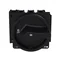 P3-63/EA/SVB-SW/N/HI11 Main switch, 3 pole + N + 1 NO + 1 NC, 63 A, emergency stop function, padlockable in the Off position, surface mounting, black knob with padlockable function