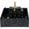 P3-63/I4/SVB/HI11 Interruptor principal, 3 polos +1NO+1NC, 63 A, en carcasa IP65, pomo rojo-amarillo con candado