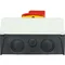 P3-63/I4/SVB/HI11 Main switch, 3 poles +1NO+1NC, 63 A, in IP65 enclosure, red-yellow knob with padlock