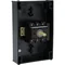 P3-63/I4/SVB/HI11 Main switch, 3 poles +1NO+1NC, 63 A, in IP65 enclosure, red-yellow knob with padlock