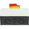 P3-63/I4/SVB/HI11 Main switch, 3 poles +1NO+1NC, 63 A, in IP65 enclosure, red-yellow knob with padlock