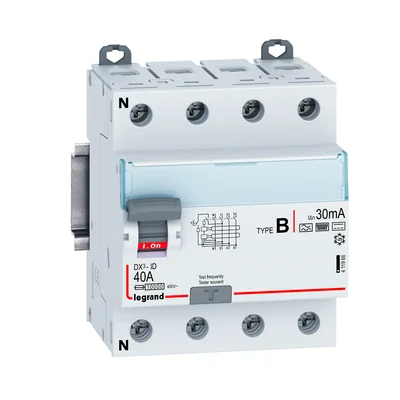 P302 4P 40A 30MA Fehlerstromschutzschalter Typ B DX3-Serie