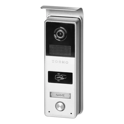 PACTO, Video-Intercom-System, ohne Handgerät, 4,3-Zoll-LCD-Monitor, mit 125-kHz-Proximity-Karte und Schlüsselanhängerleser