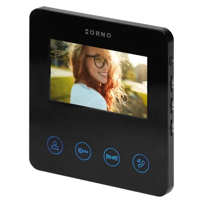 PACTO, video interkom, bez ručního ovládání, 4,3" LCD monitor, se čtečkou bezkontaktních karet a klíčenek 125 kHz