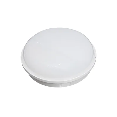 PANDA ROUND LED luminaire, 13W, opal lampshade, white base, with motion sensor, UV resistant, 24V, IK10, IP65