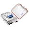 Panel de abonado sellado IP65 (8xSC simplex / 8xLC dúplex) con cerradura de llave, 8 fibras, ALANTEC