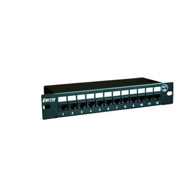 Panel de conexiones 10" 12xRJ45 UTP cat.5e