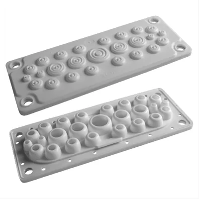 Panel de membrana P-MB-25, IP65/IP55 gris