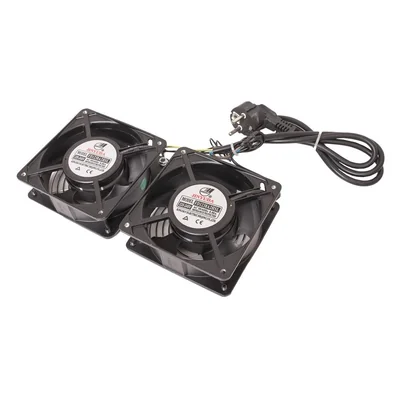 Panel de ventilación para armarios de pared (2 ventiladores)