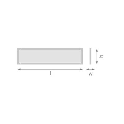 PANEL INTEGRATED SURFACE 1200 V 35W 840 luminaire