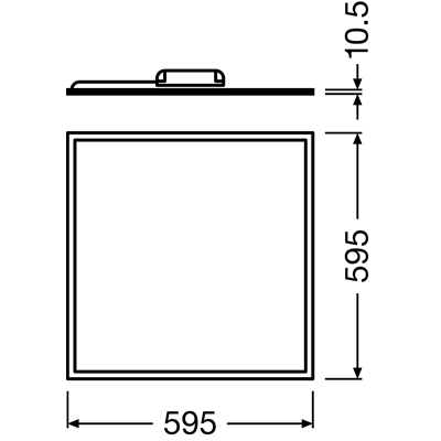 Panel LED 600 40W 4000K 230V